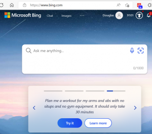 New Bing - Ask me anything