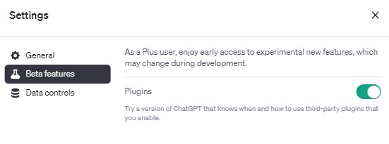 Option to enable Plugins