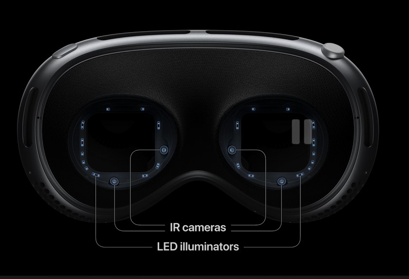 Apple's Vision Pro's cameras