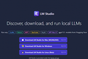 LM Studio site