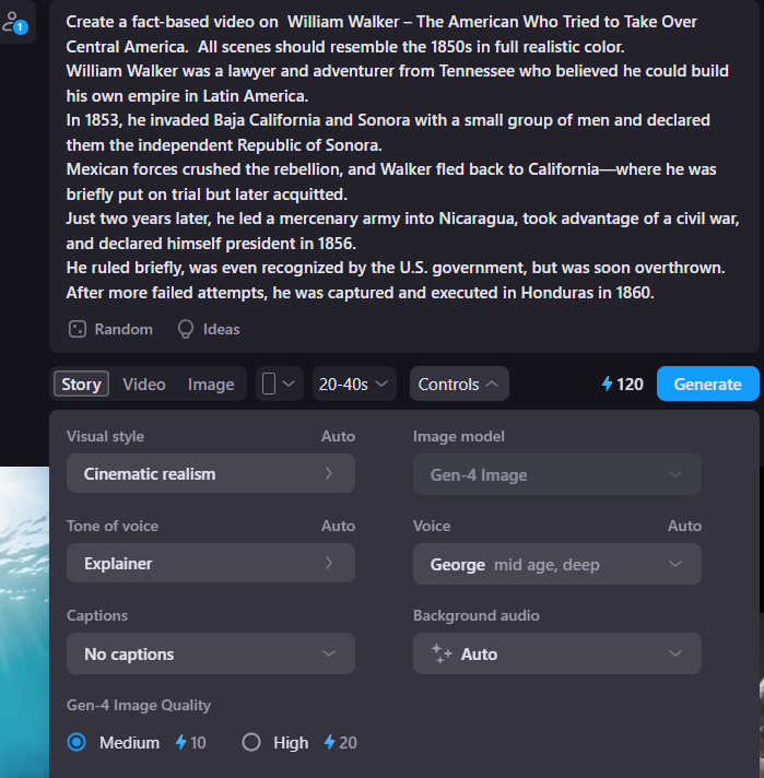 NIM Stories with character reference